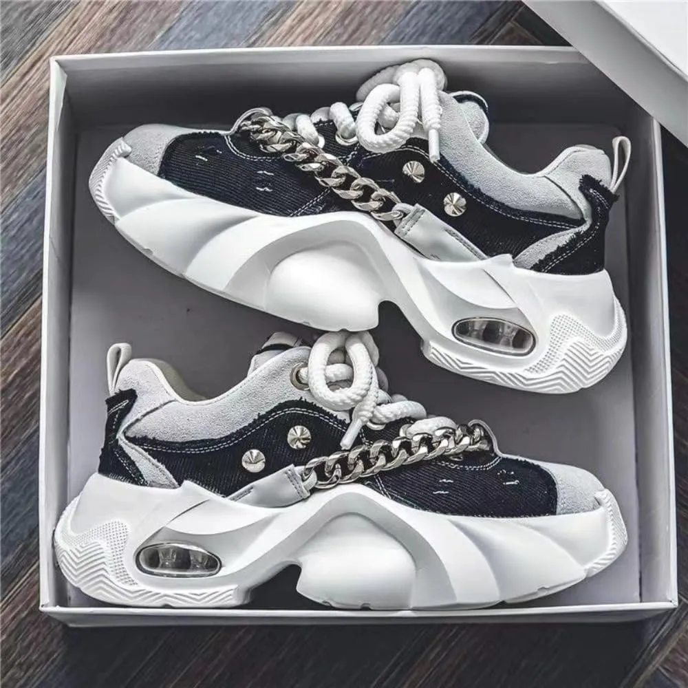 ' '       Running Sport Sneakers Thick Soles Board Shoes for Adults
