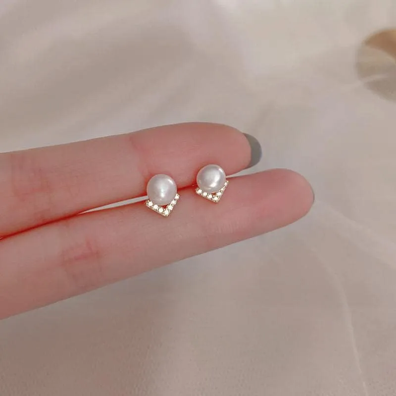 14K Gold Plated 925 Sterling Silver Rose Gold Plated Hoop Earrings for Women Girls, Cubic Zirconia Hoop Earrings Huggie Stud