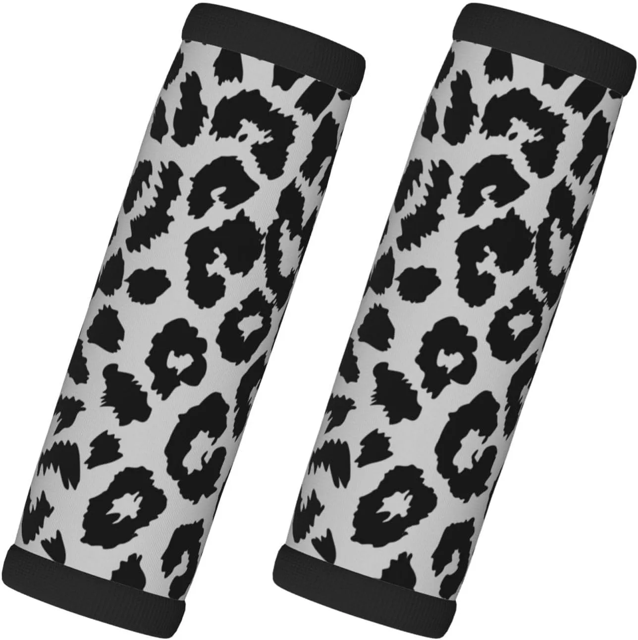 2 Pcs Neoprene Luggage Handle Wrap for Suitcase Luggage Identifiers Travel Bag Wraps for Luggage Suitcase Travel Bag Trolley Case Travel Accessories - Similar to Leopard Print