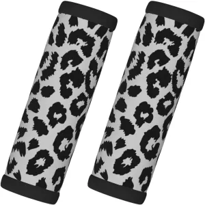 2 Pcs Neoprene Luggage Handle Wrap for Suitcase Luggage Identifiers Travel Bag Wraps for Luggage Suitcase Travel Bag Trolley Case Travel Accessories - Similar to Leopard Print