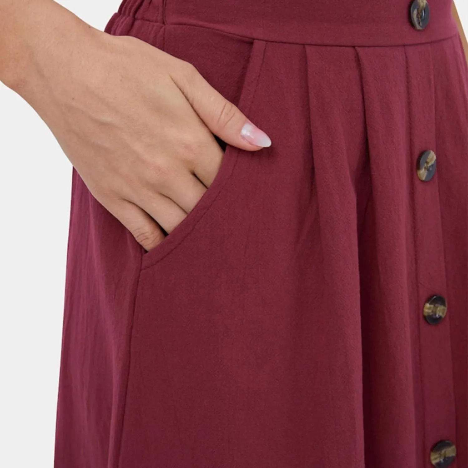 2023 Women Casual Skirts Frill Tie Waist A Line Midi Skirt with Pockets Sparkly Skirts