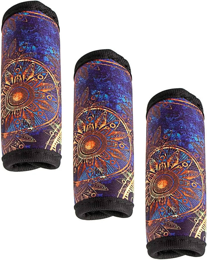 3 Pcs a Set, Comfort Neoprene Handle Wraps/Grip/Identifier for Travel Bag Luggage Suitcase Baby Carriage