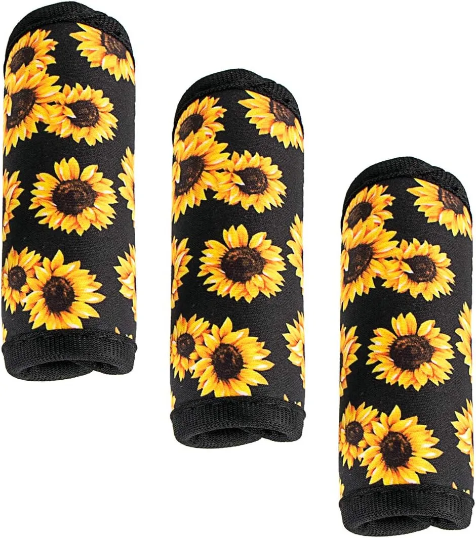 3 Pcs a Set, Comfort Neoprene Handle Wraps/Grip/Identifier for Travel Bag Luggage Suitcase Baby Carriage