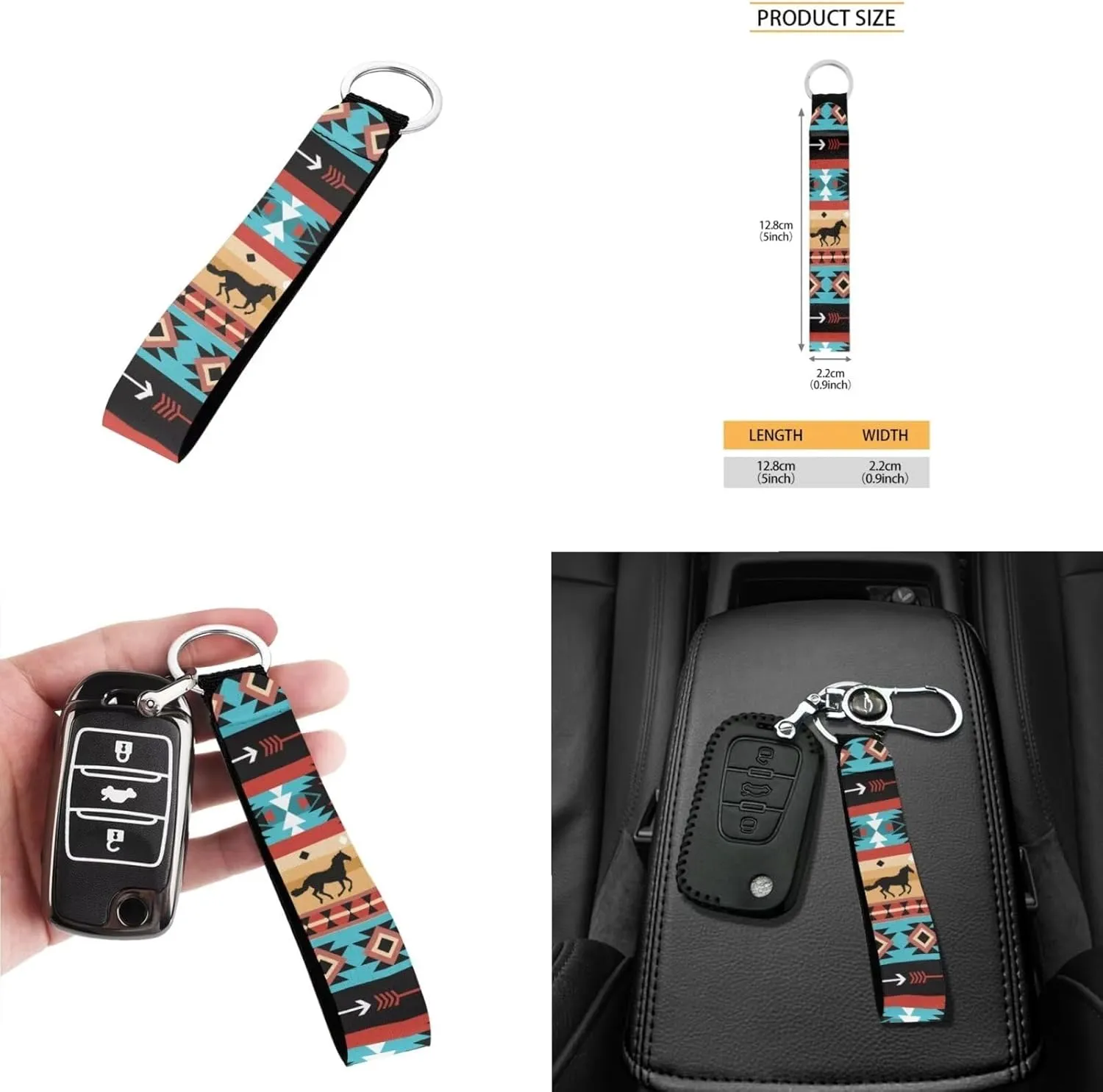 3pcs Tote Handbags Wallet and Keychain for Women Daliy Use
