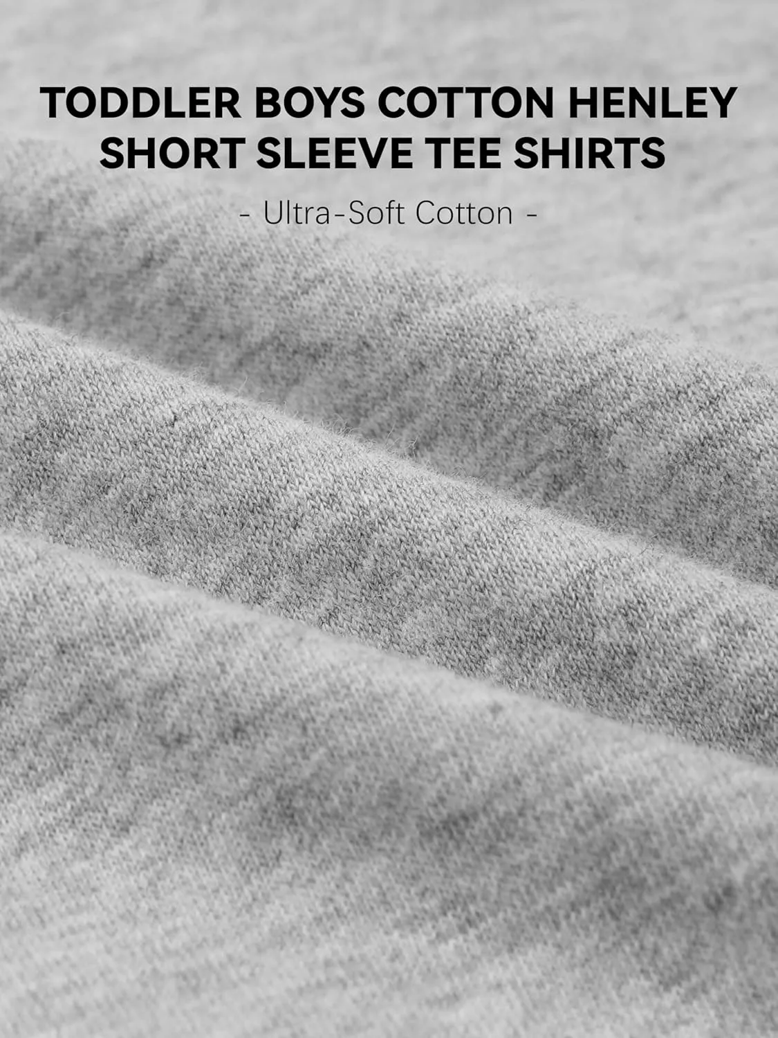 4 Pack Toddler Boys Shirts Toddler Boys Short Sleeve Cotton T Shirts Henley Pocket T-Shirt Tops Tee for Little Kids