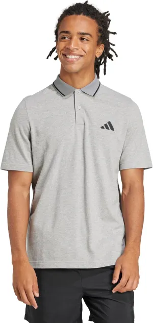 adidas Men's Essentials Small Logo Pique Polo Shirt