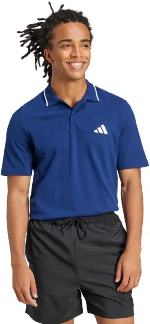 adidas Men's Essentials Small Logo Pique Polo Shirt