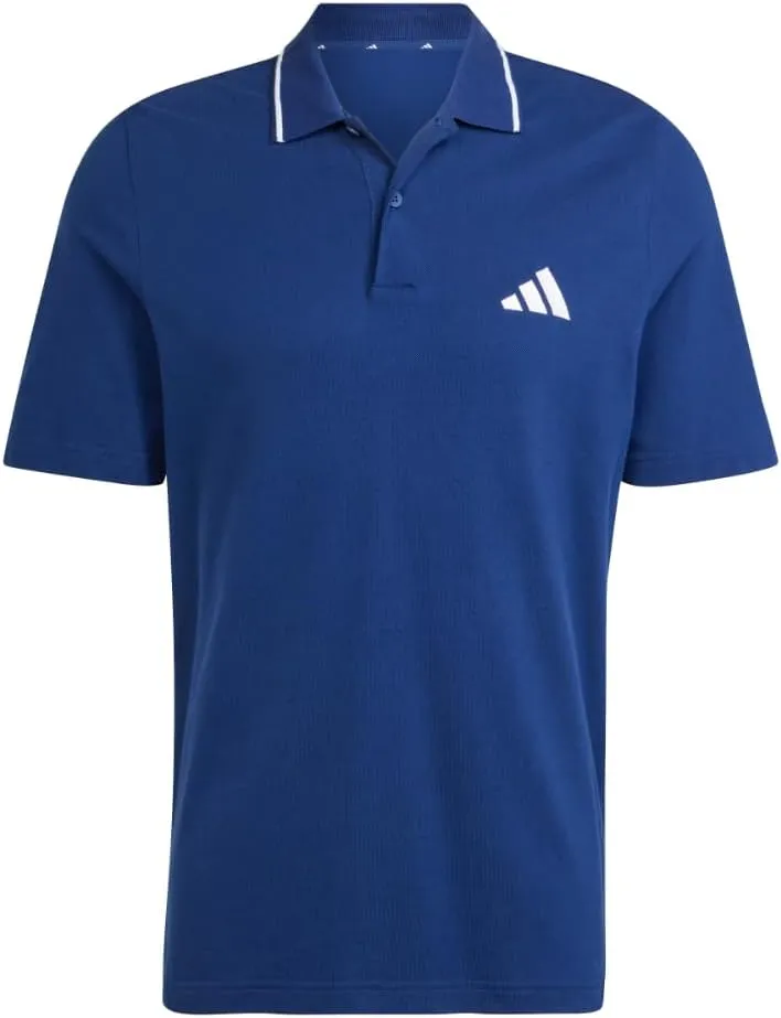 adidas Men's Essentials Small Logo Pique Polo Shirt
