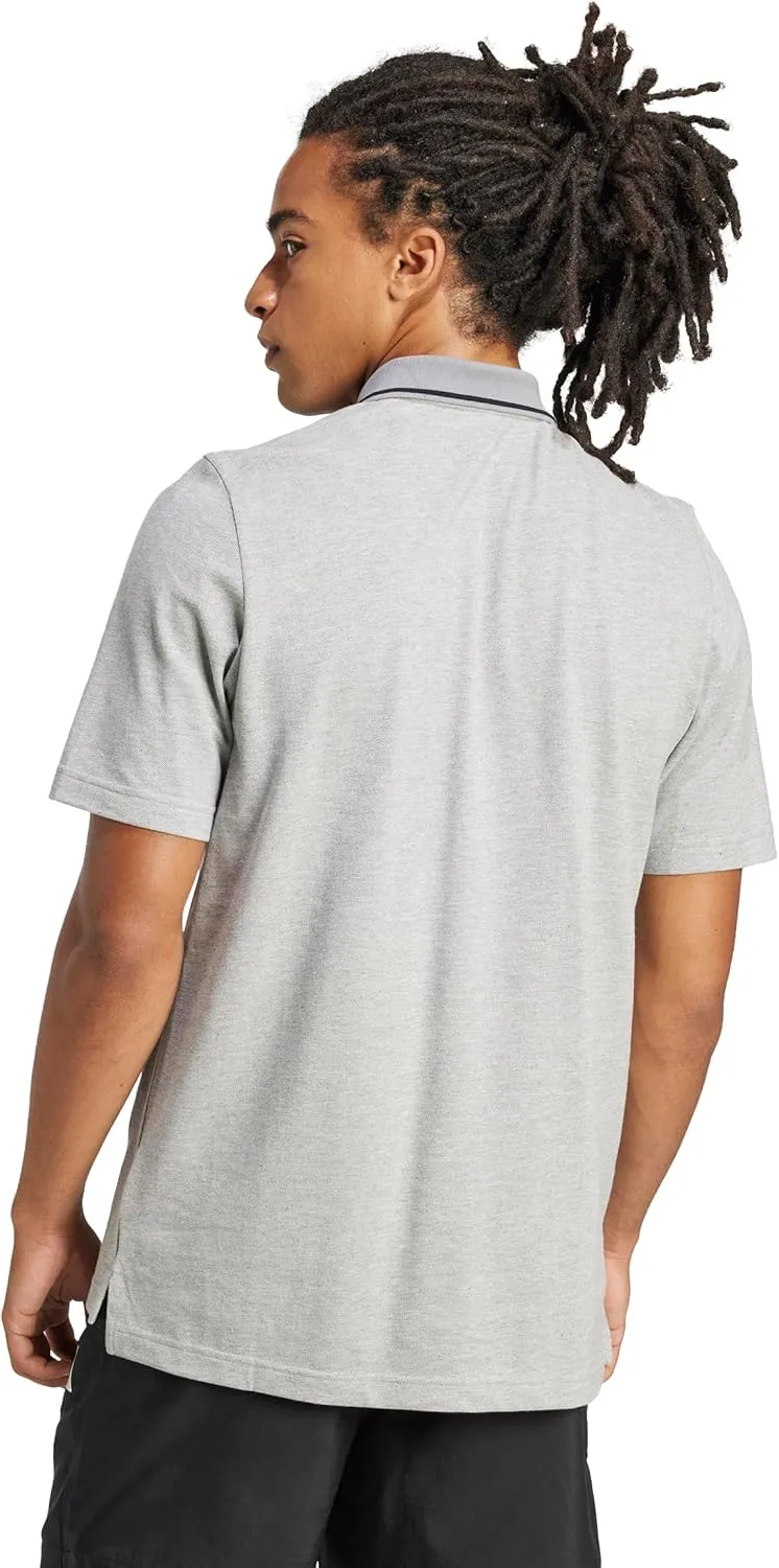 adidas Men's Essentials Small Logo Pique Polo Shirt