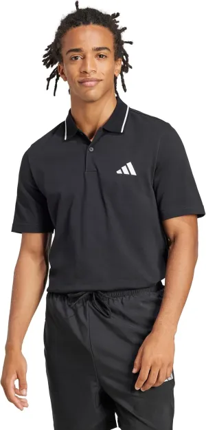 adidas Men's Essentials Small Logo Pique Polo Shirt