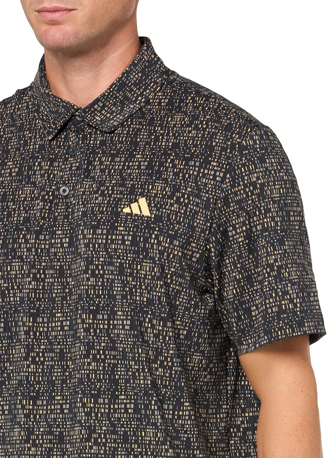 adidas Men's Ultimate365 Power Grid Print Polo Shirt