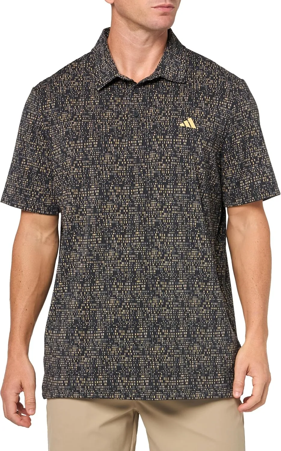 adidas Men's Ultimate365 Power Grid Print Polo Shirt