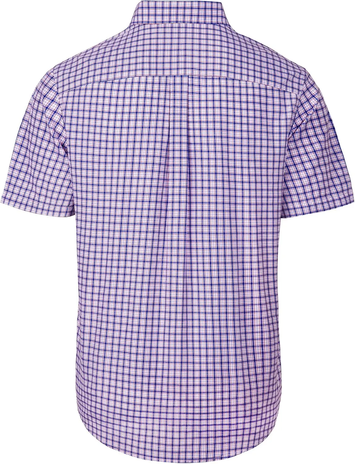 Alimens & Gentle Mens Plaid Short Sleeve Button Down Shirts Cotton Regular Fit Casual Gingham Shirts