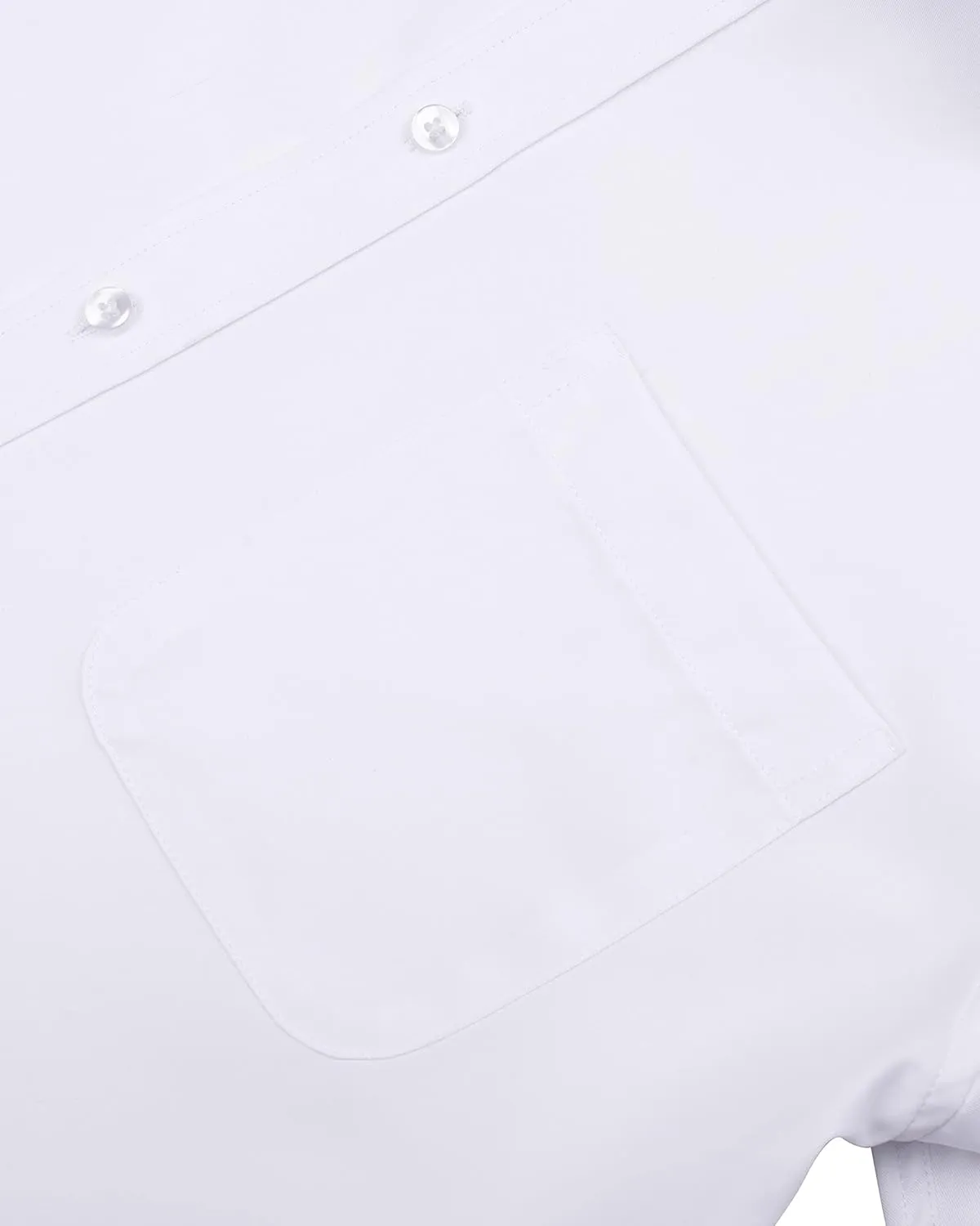 Alimens & Gentle Mens Short Sleeve Dress Shirts Wrinkle Free Solid Casual Button Down Shirts with Pocket