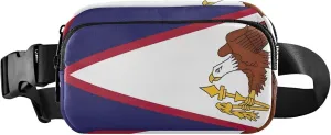 American Samoa Flag Women Fanny Pack Waterproof Belt Bags Hip Pack Cute Waist Bag for Women