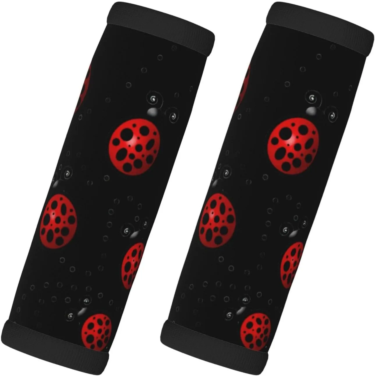 Art Ladybug Tracks Luggage Case Handle Protection Identification Cover Travel Luggage Handle Wraps Grip for Suitcase