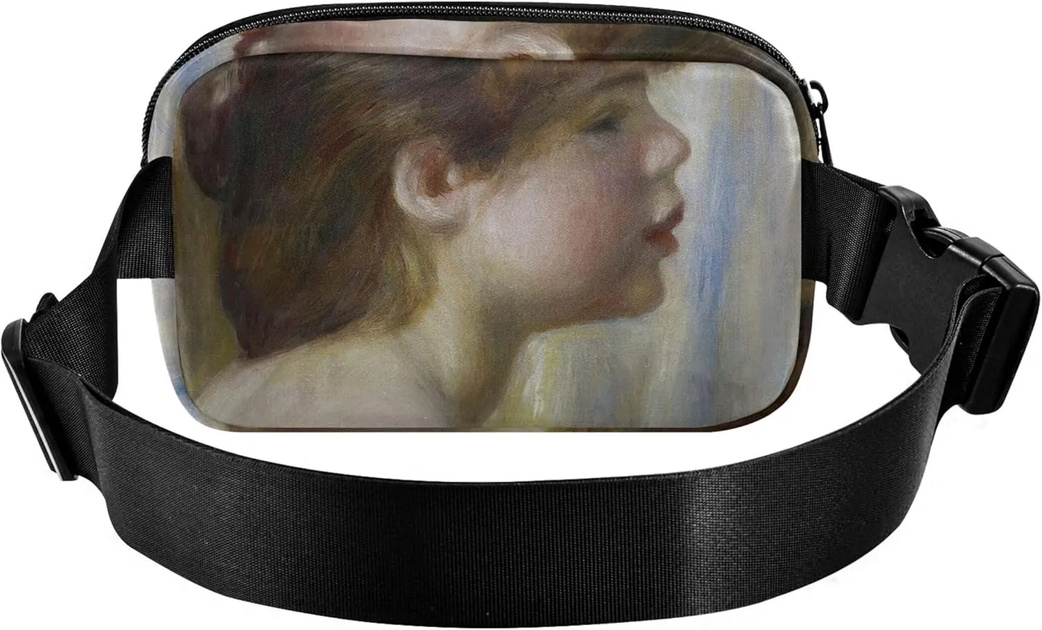 Auguste Renoir Prints Young Woman Women Fanny Packs Hip Pack Belt Pouch Waterproof Pattern Waist Pouches for Men