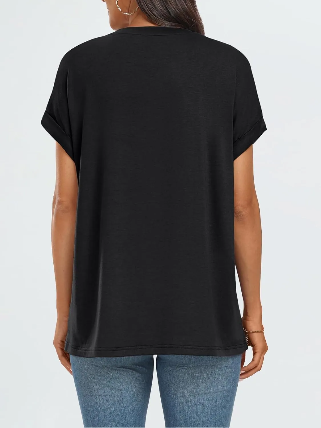 AUTOMET Womens Summer Tops Oversized Short Sleeve Business Casual T Shirts Trendy Fashion Clothes Spring Outfits 2025