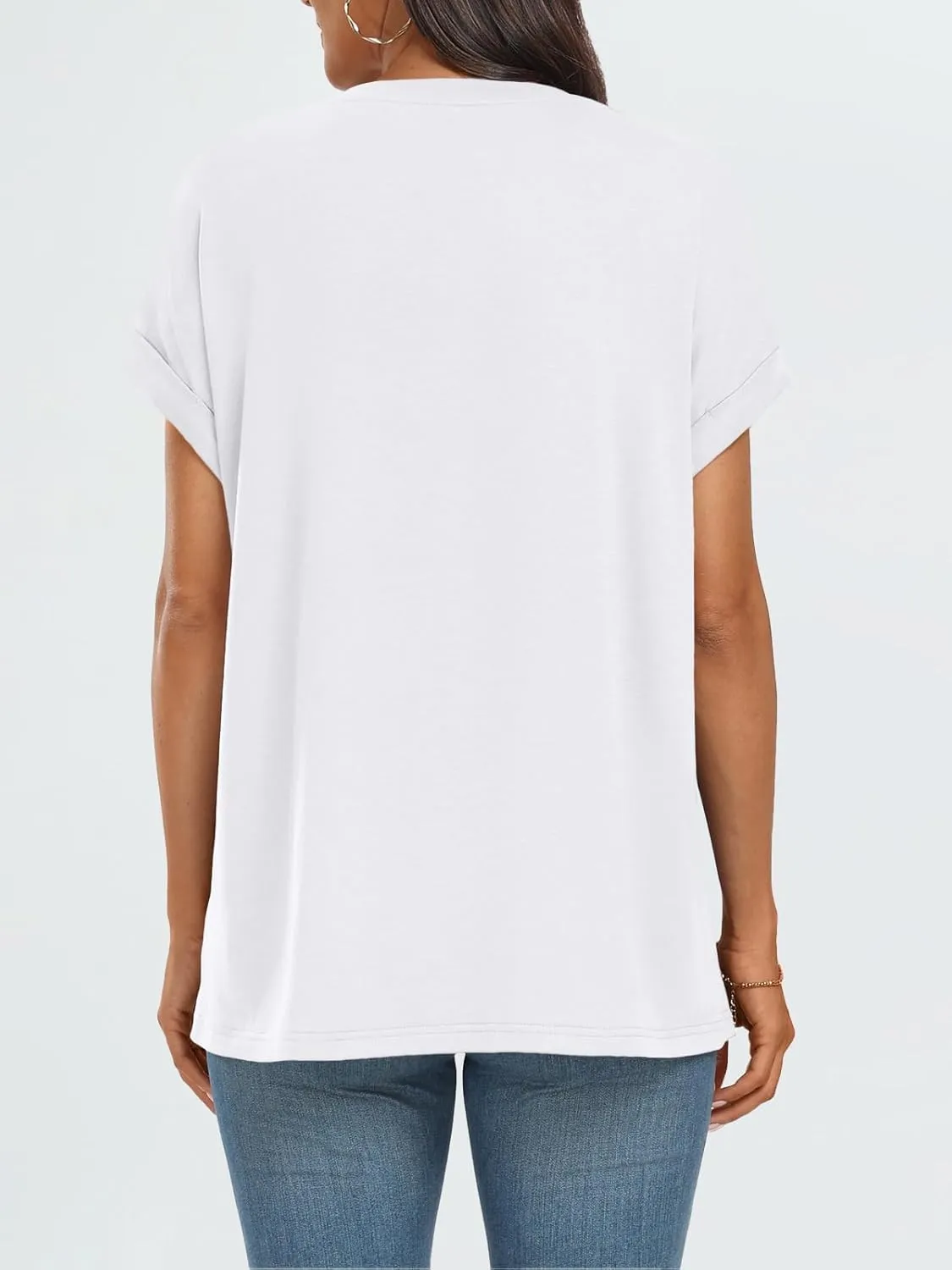 AUTOMET Womens Summer Tops Oversized Short Sleeve Business Casual T Shirts Trendy Fashion Clothes Spring Outfits 2025