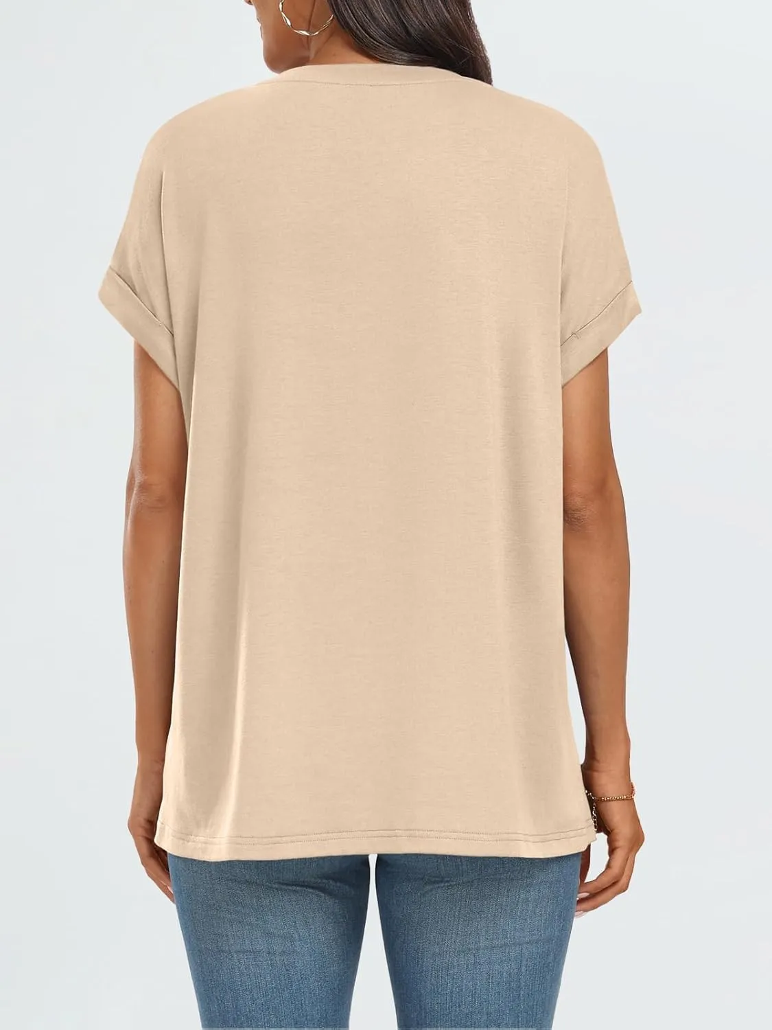 AUTOMET Womens Summer Tops Oversized Short Sleeve Business Casual T Shirts Trendy Fashion Clothes Spring Outfits 2025