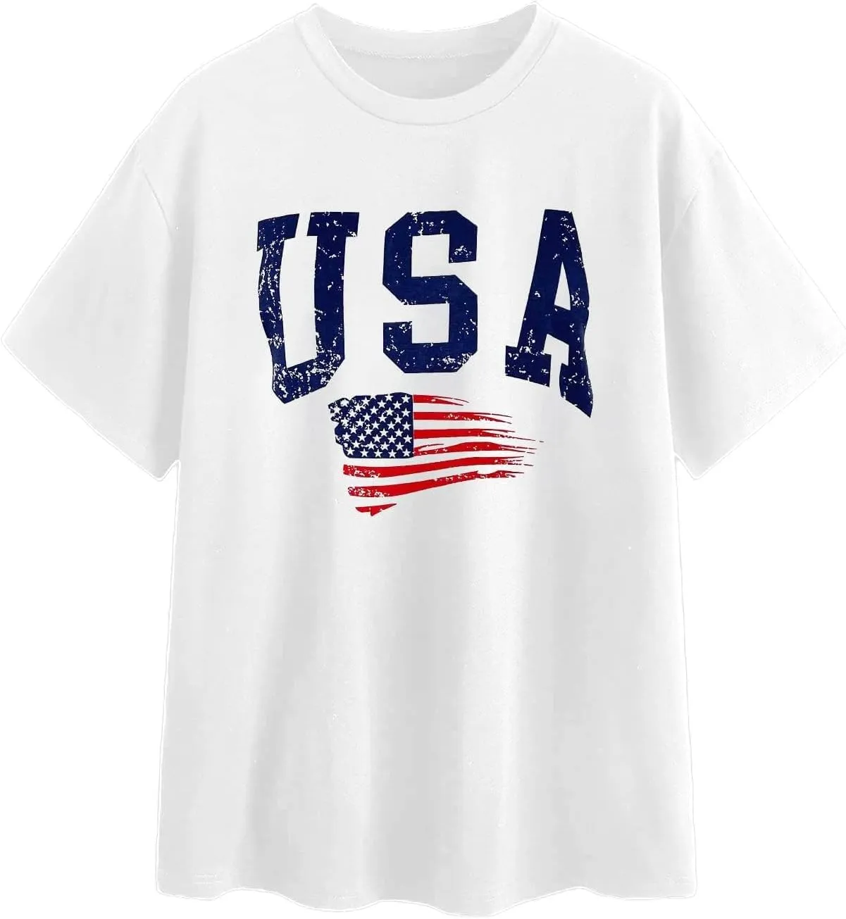 Avanova Womens Graphic Letter Print Short Sleeve T-Shirts Crewneck Casual Summer Cute Tees Tops