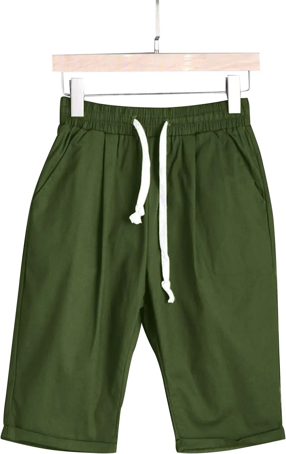 Biker Shorts Women with Pockets Pants Straight Leg Sports Casual Loose Shorts Biker Shorts Women with Pockets Plus