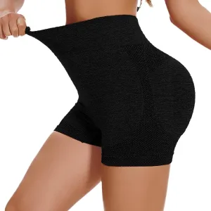 Biker Shorts Women Women Butt Lifting Shorts Pockets High Waisted Biker Anti Cellulite Up Workout Gym Shorts Scrunch