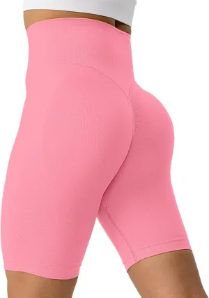 Biker Shorts Women Women Butt Lifting Shorts Pockets High Waisted Biker Anti Cellulite Up Workout Gym Shorts Scrunch