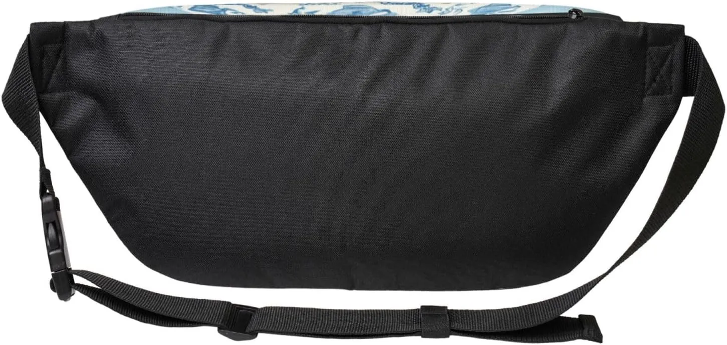 Blue And White Beach Chairs Under An Umbrella Fanny Pack For Women Man, Waist Belt Bag Crossbody For Sports Travel Hiking Running Jogging