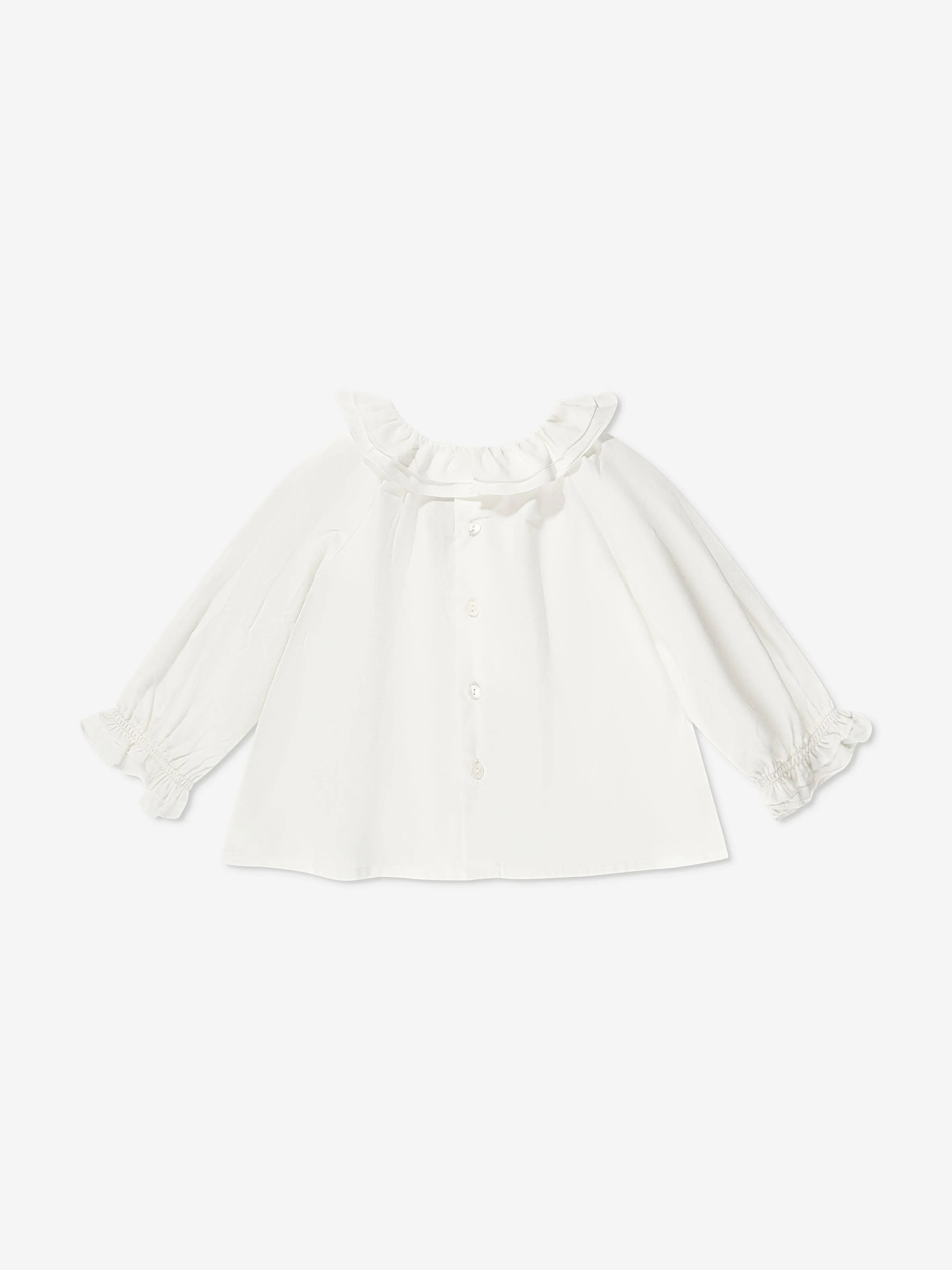 Bonpoint Baby Girls Dolci Blouse in Ivory