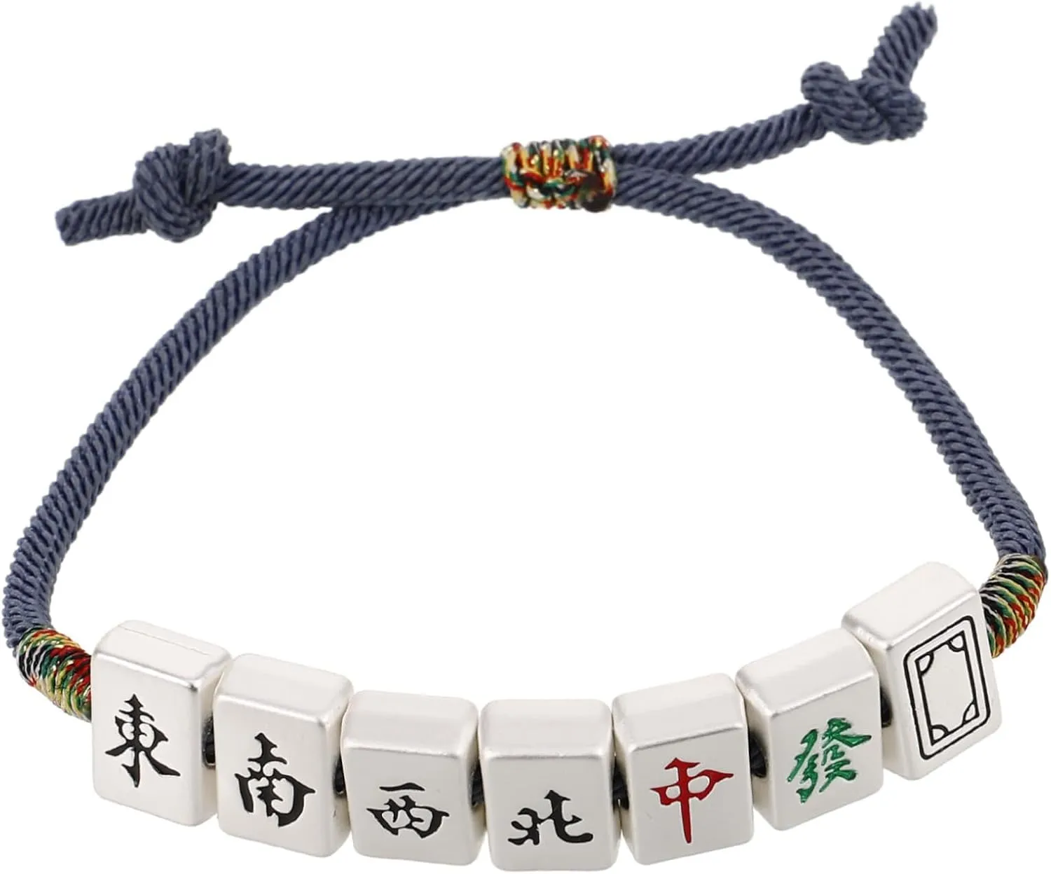 Braided Strand Bracelet Woven Accessory for Friends Unique Mahjong Style Design Lightweight Easy to Wear for Daily Life and Special Occasions