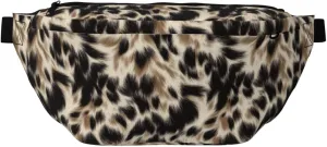 Brown And Black Fur Pattern Fanny Pack For Women Man, Waist Belt Bag Crossbody For Sports Travel Hiking Running Jogging