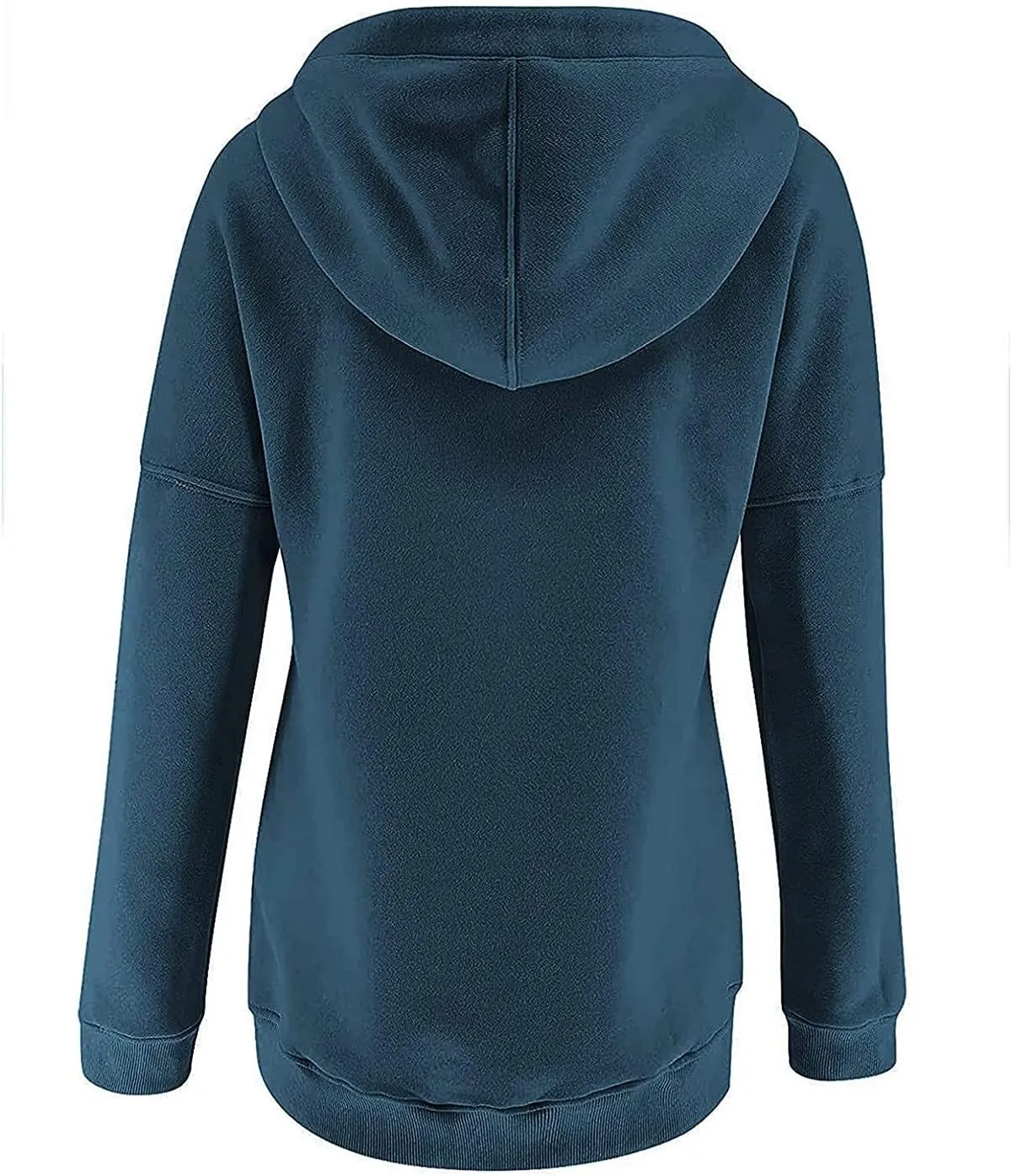Button Hoodie Tops Dressy Casual Hoodies for Women Long Sleeve Pockets Sweatshirts Fashion 2025 Fall Clothes