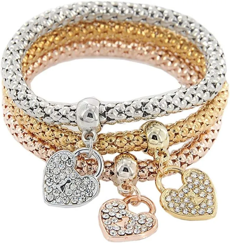Camera Earrings for Women Chain Bracelet Elegant 3Pcs Ladies Charms Hand Bracelets Solar Powe Watches (Gold, One Size), 4HoR3t2S3