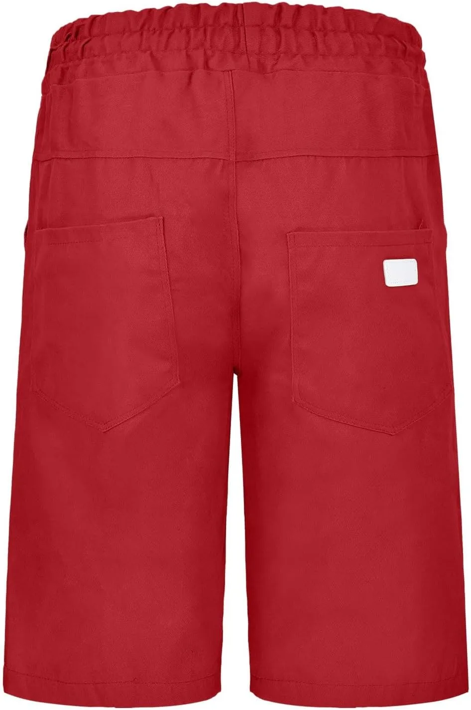 Cargo Shorts for Men, Mens Casual Shorts Cotton Drawstring Summer Beach Stretch Twill Chino Athletic Golf Gym Shorts