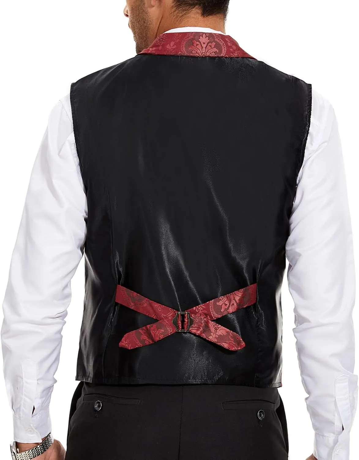 Century Star Mens Vest Suit Vests Dress Vampire Steampunk Pirate Casual Cowboy Goth Renaissance Victorian Gothic Waistcoat