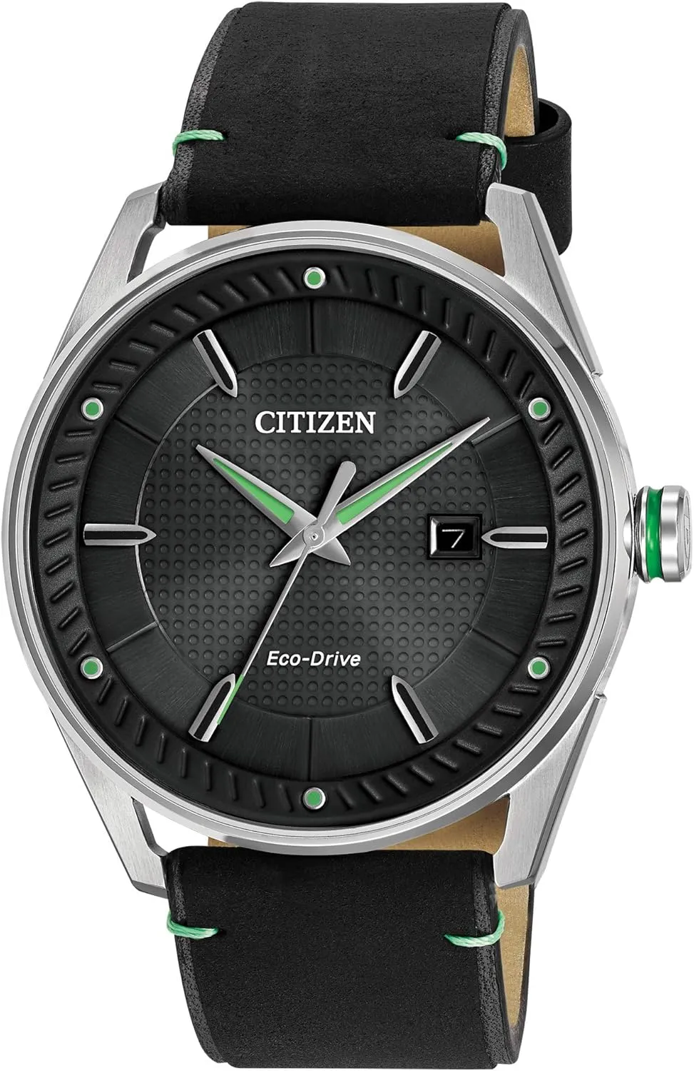 Citizen Men's Sport Casual 3-Hand Eco-Drive Watch, Date, Patterned Dial