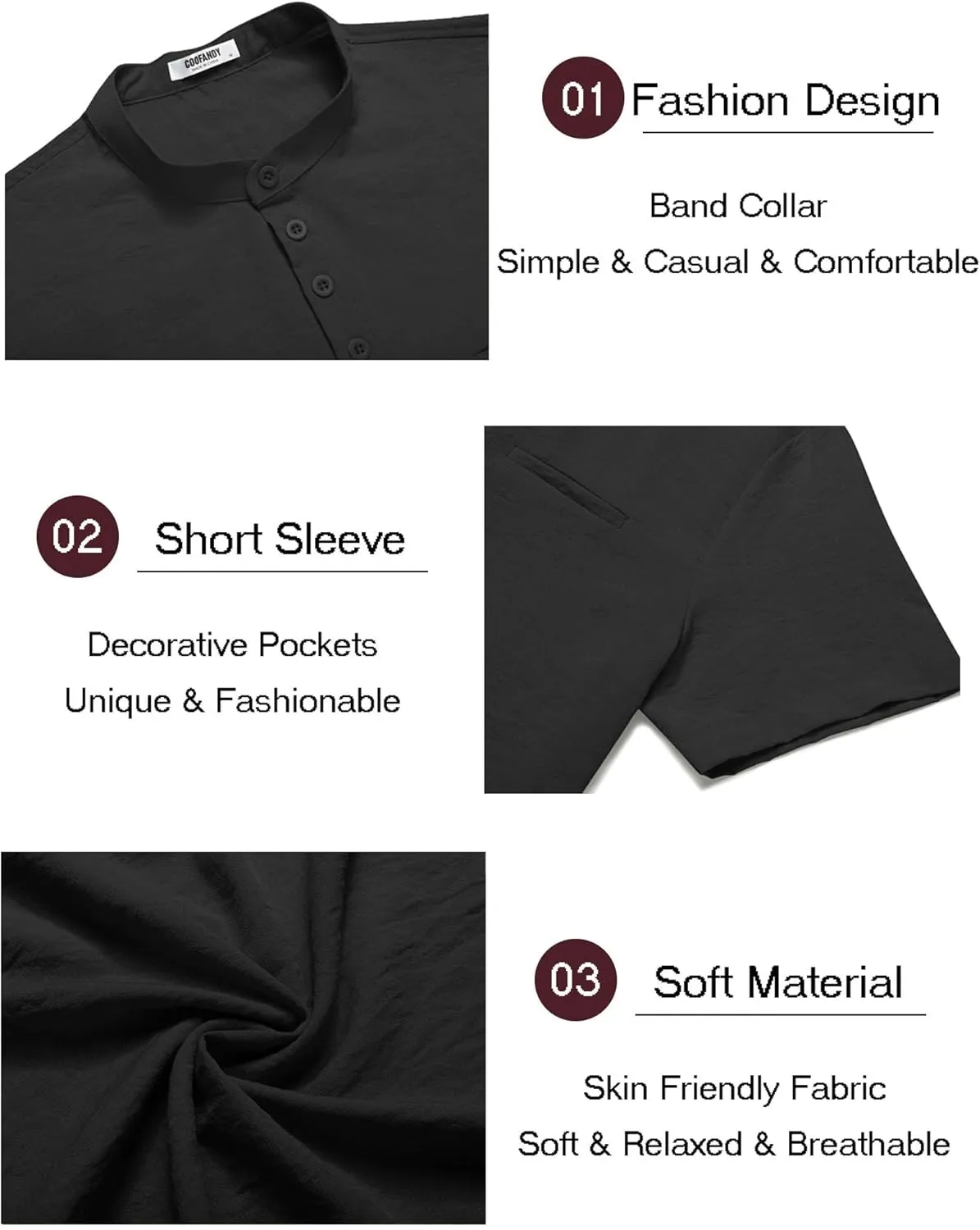 COOFANDY Men's Linen Sets 2 Piece Outfits Short Sleeve Henley Shirts and Shorts Summer Beach Yoga Pants Set