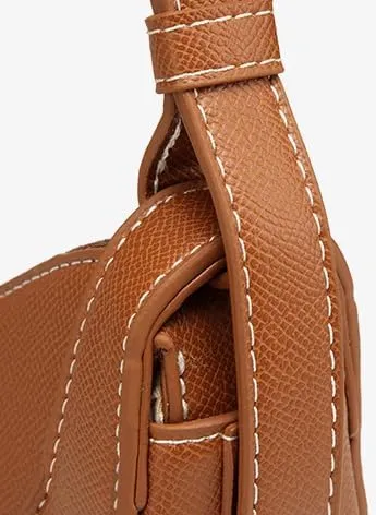 Crescent Hobo Bag for Women PU Leather Crossbody Shoulder Bag Elegant Handbags Satchel Work Bag