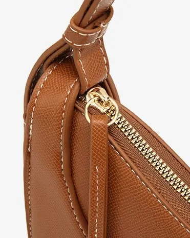 Crescent Hobo Bag for Women PU Leather Crossbody Shoulder Bag Elegant Handbags Satchel Work Bag