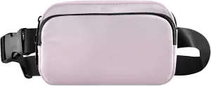 Cute Pink Gradient Fanny Packs Women Waterproof Hip Bag Belt Pouch Cute Crossbody Waist Pack