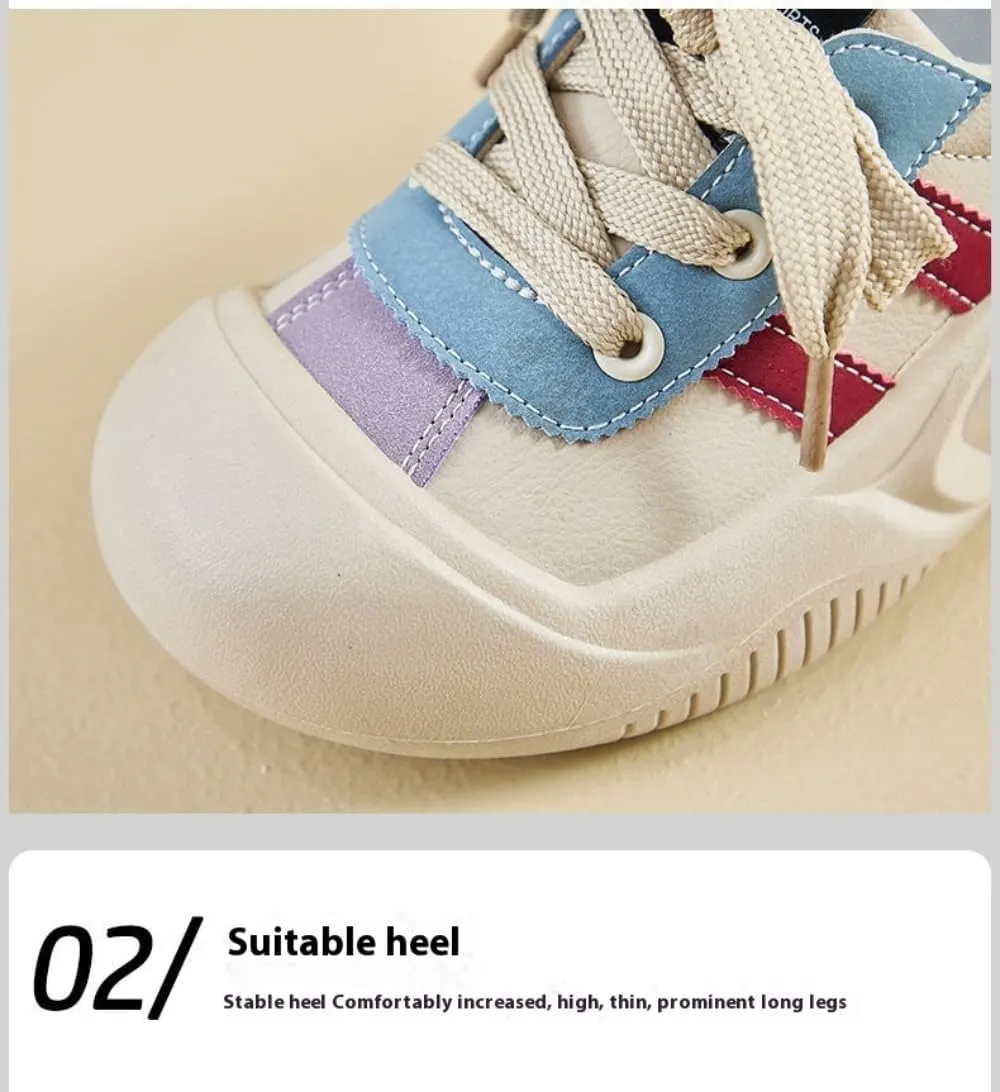 Cutecore Shoes Kawaii Sneakers Casual Tennis Gym Fitness Outdoor Hiking Comfortable Chunky Platform Y2K Wide Round Toe for Women Trendy Preppy Back to School Gift for Girls Granddaughter in Campus