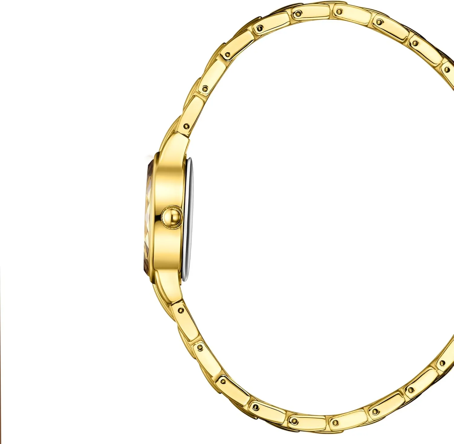 Diaofendi Gold Watches for Women Easy Read Ladies Quartz Wrist Watches with Small Vintage Bracelet