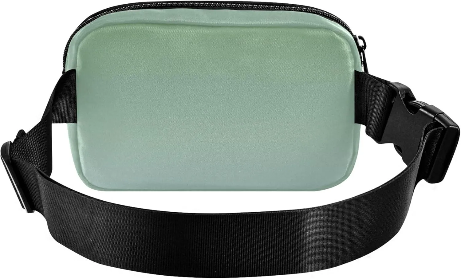 Dinosaur Green Pale Blue Gradient Fanny Pack for Women Waterproof Hip Pack Belt Pouch Bright Cross Body Waist Pack