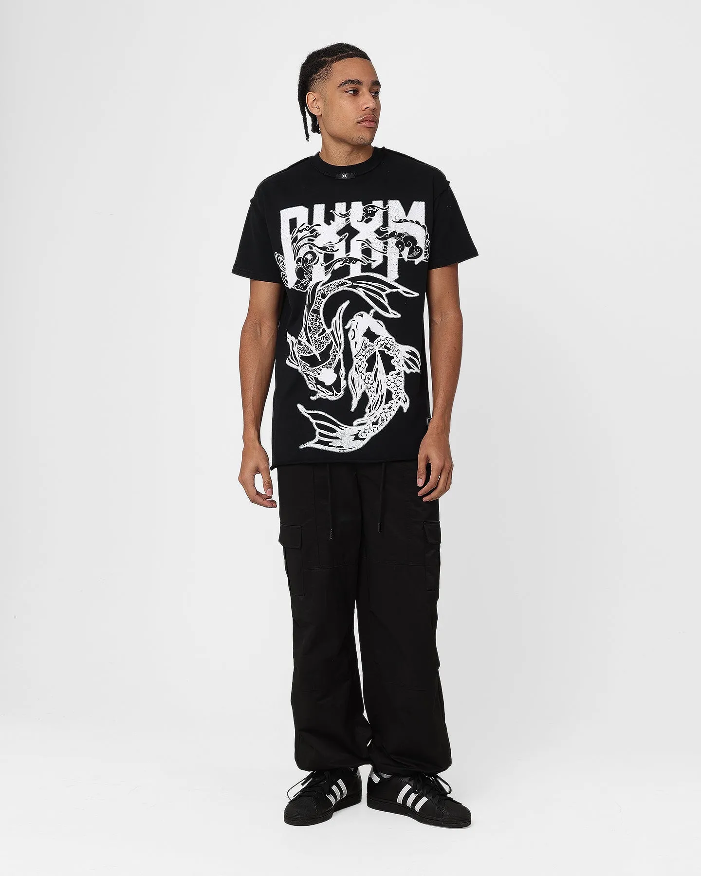 DXXMLIFE Koizen Oversized Vintage T-Shirt Vintage Black