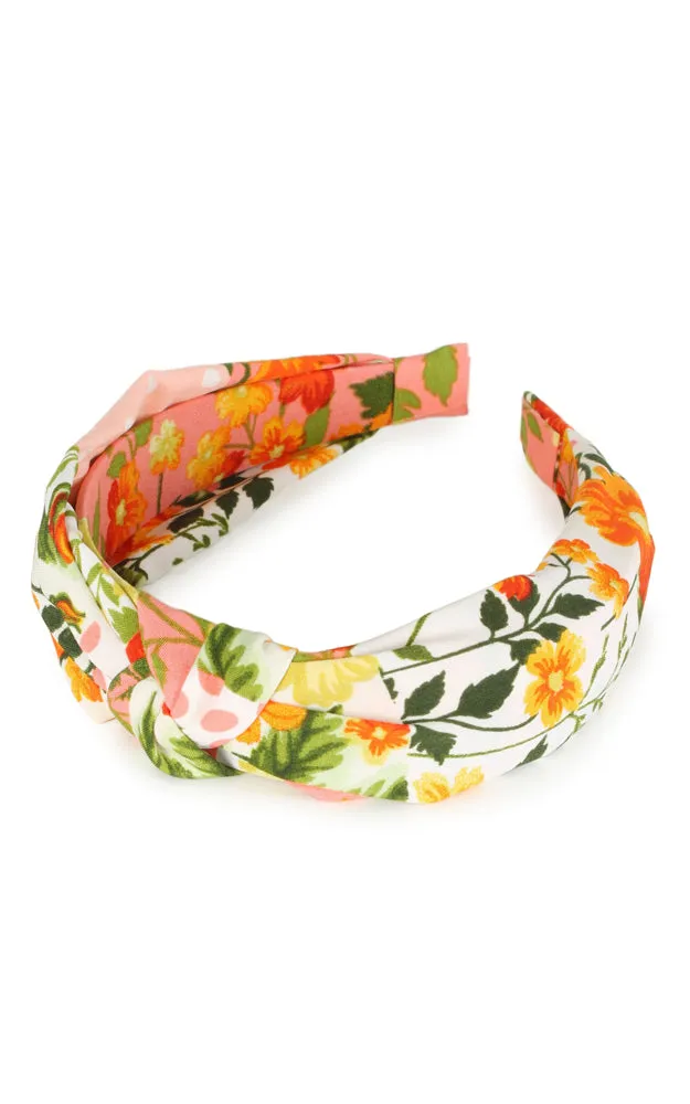 EHB10124 Patchwork Print Pattern Knotted Headband 12pcs Pack