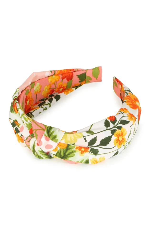 EHB10124 Patchwork Print Pattern Knotted Headband 12pcs Pack