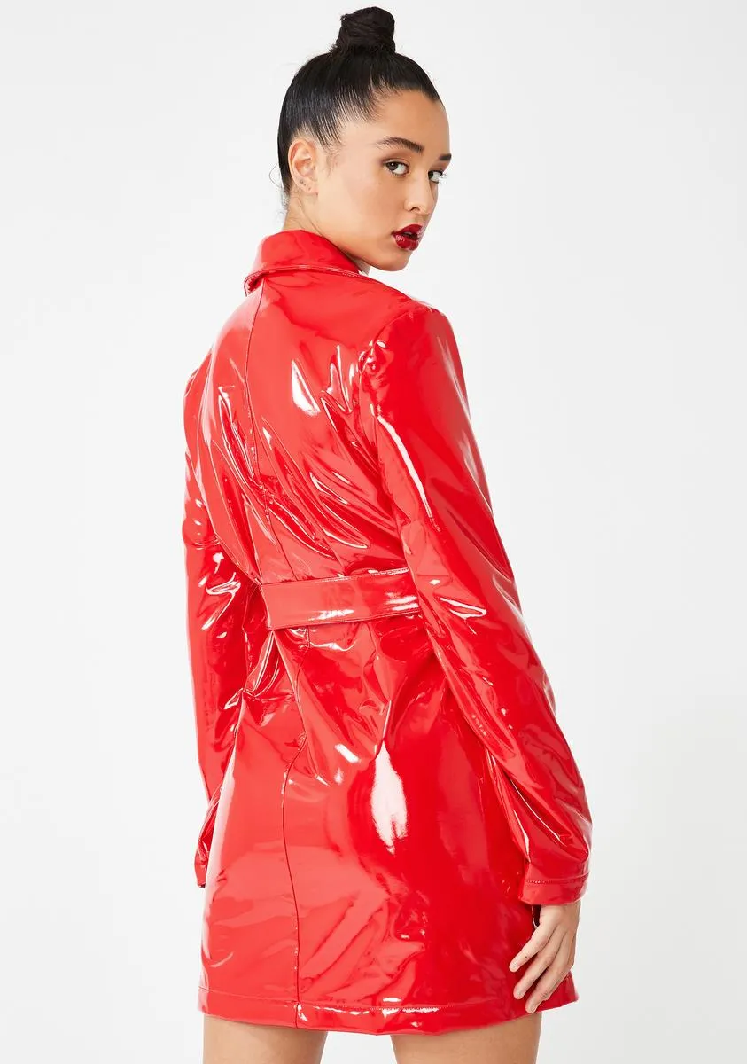 Flame Viral Vengeance Trench Coat