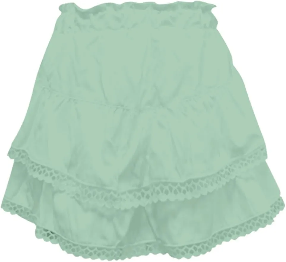 Flowy Mini Skirts for Women Summer High Waisted Tiered Ruffle Shorts Athleisure Tennis Skort Vacation Beach Outfits