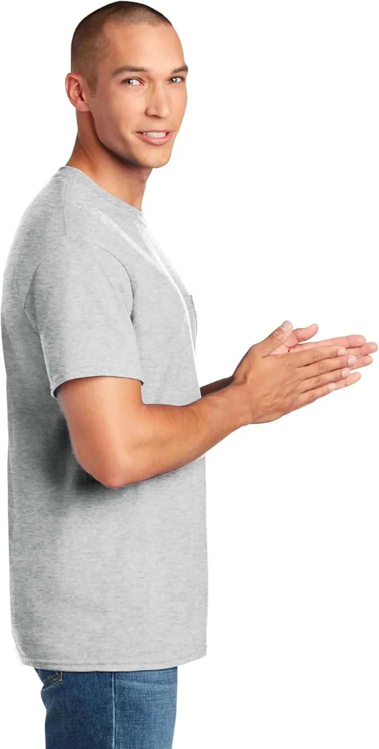 Fruit of the Loom Men's Pocket Crew Neck T-Shirt (Pack of 4)